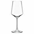 Rotweinglas 500 ml aus transparentem Glas 23 cm mit langem Stiel